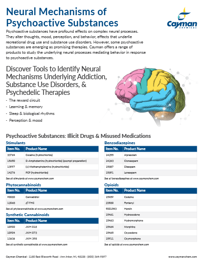 <p>​Neural Mechanisms of Psychoactive Substances<br></p>